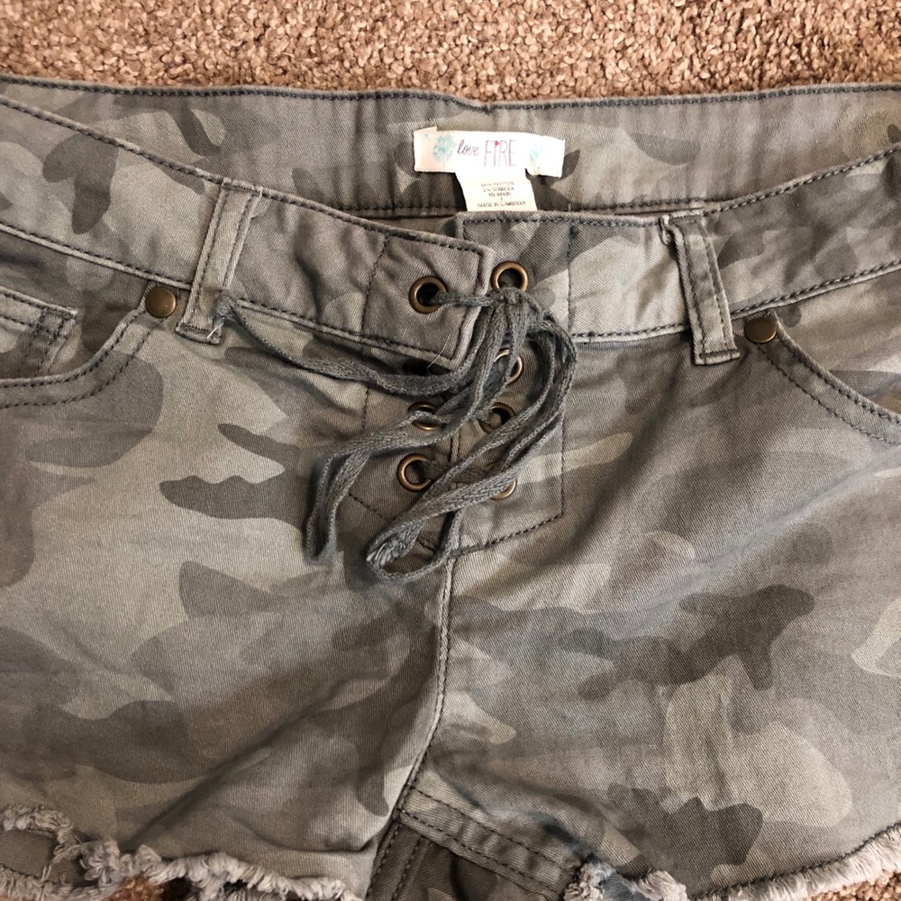 Camo shorts